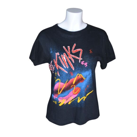 Vintage The Kinks Word of Mouth Tour Tee Shirt 1984/1985 Single Stitch Medium - Picture 1 of 6